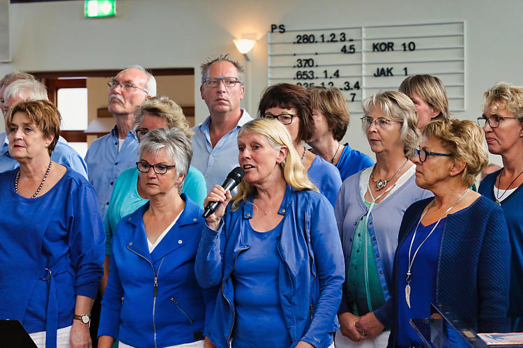 27 okt 2018 - Groot mannenkoor Midden Holland en gemengd koor Encore in de Geref.Kerk_45